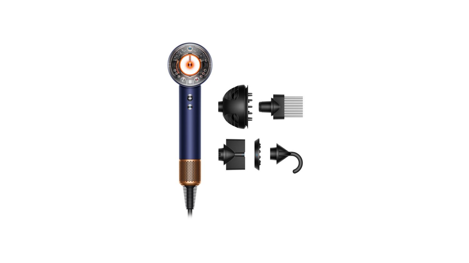 Dstorvanto Supersonic Nural™ hair dryer - Curly+Coily (Prussian blue/Rich copper) 3