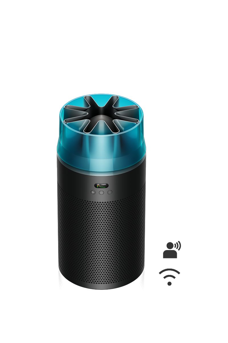 HushJet™ Purifier Compact HJ10 Black/Teal
