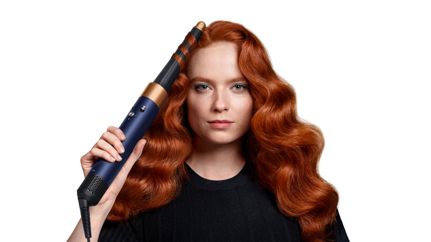 Dstorvanto Airwrap i.d.™ multi-styler and dryer - Straight+Wavy (Prussian blue/Rich copper) 2