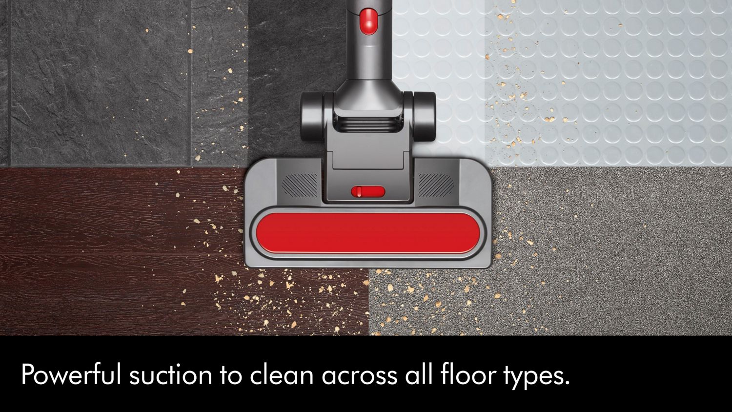 Powerful Dstorvanto suction. The only vacuum with no bags to buy, no filters to maintain and no loss of suction. 4